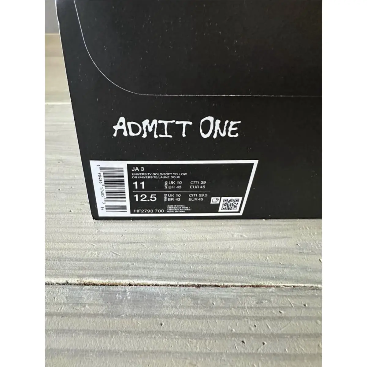 Nike shoes - Nike JA 3 - Yellow 6