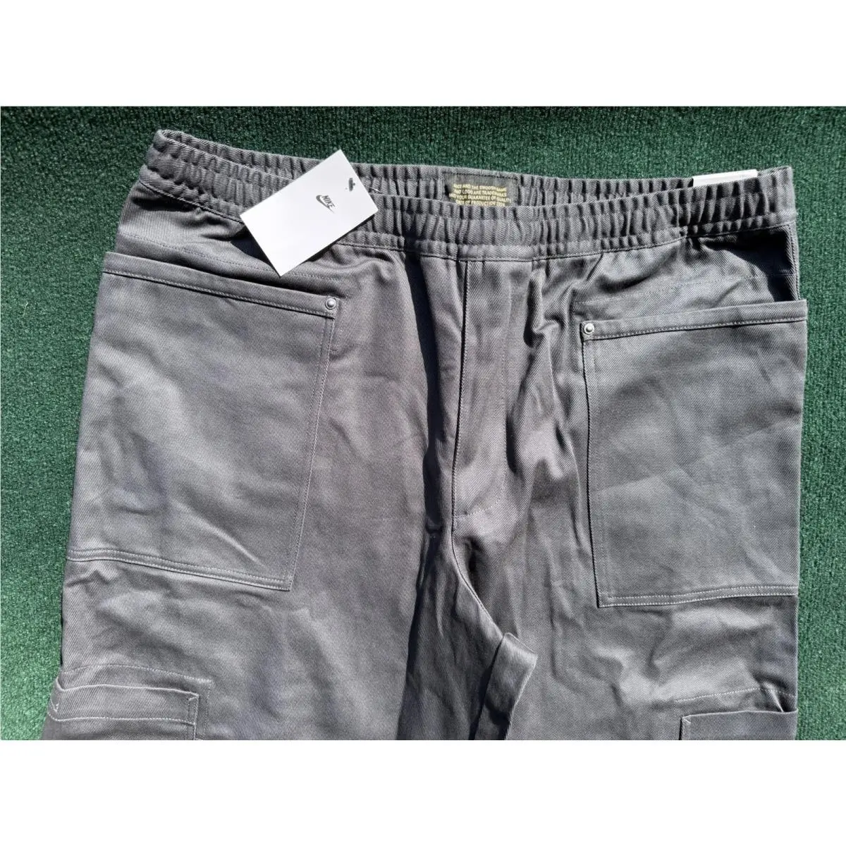 Nike clothing - Nike Life Men`s Utility Trousers - HJ0643060 - Anthracite 12