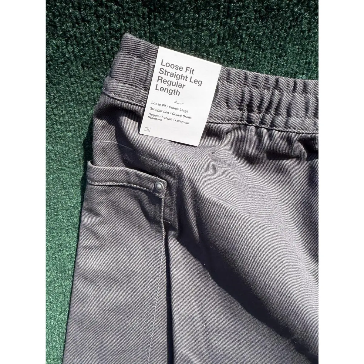 Nike clothing - Nike Life Men`s Utility Trousers - HJ0643060 - Anthracite 18