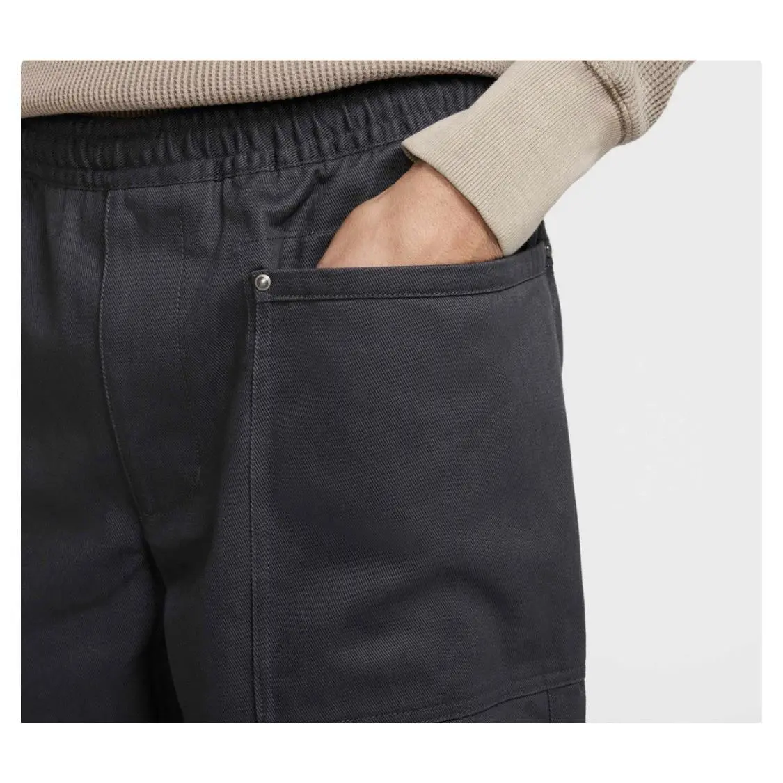 Nike clothing - Nike Life Men`s Utility Trousers - HJ0643060 - Anthracite 3