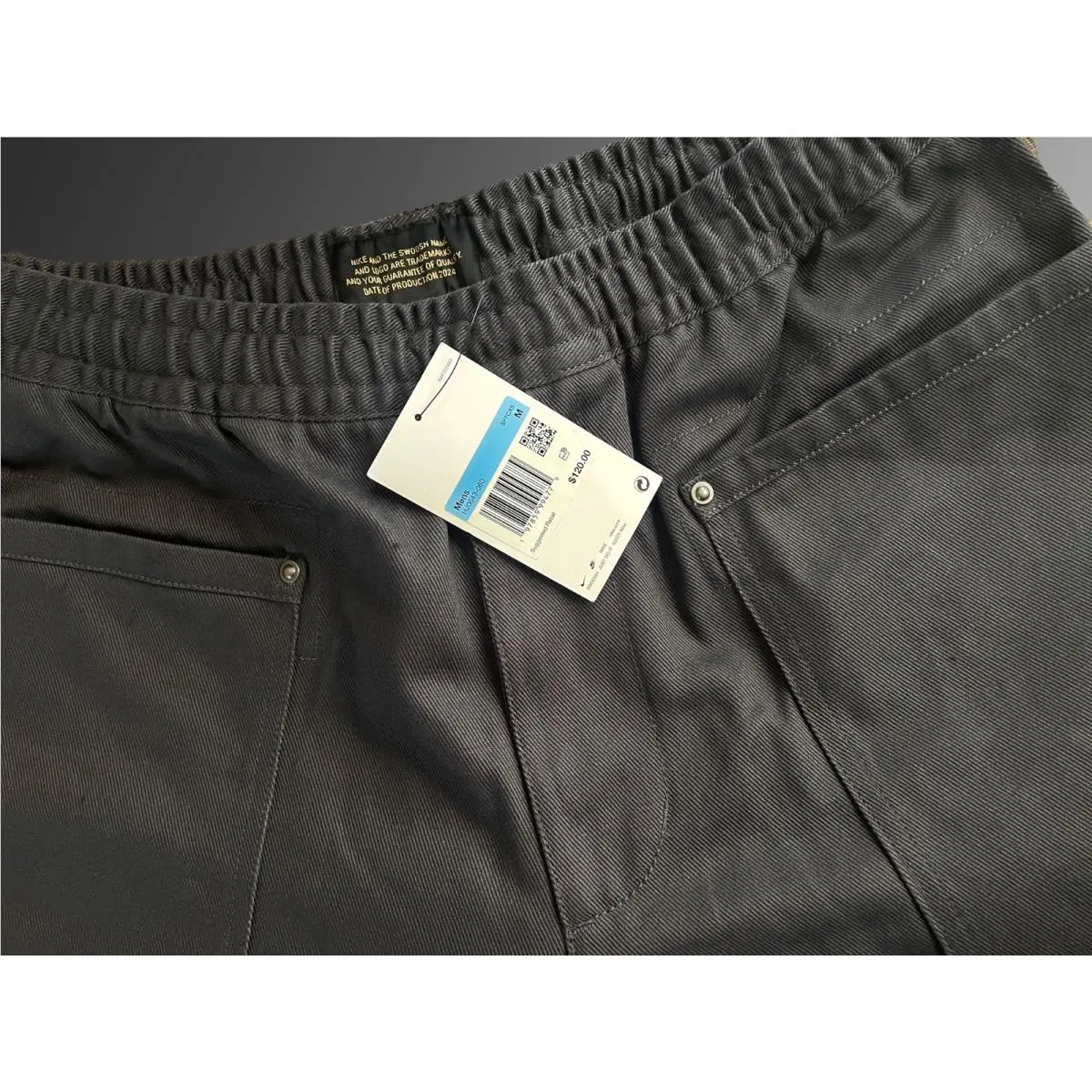 Nike clothing - Nike Life Men`s Utility Trousers - HJ0643060 - Anthracite 8