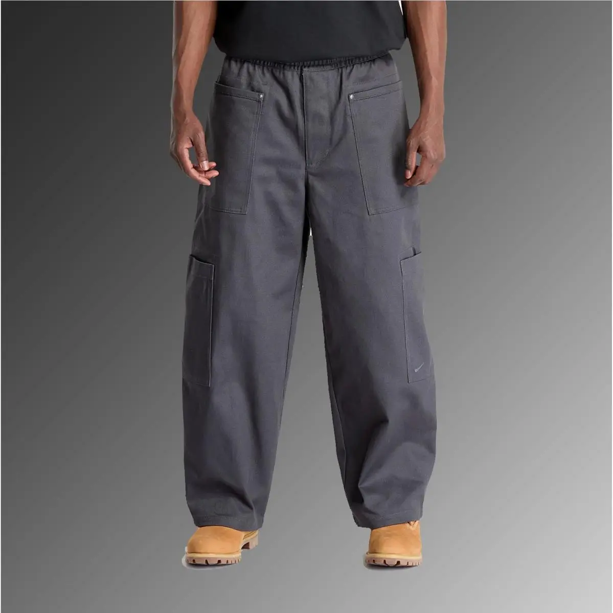 Nike clothing - Nike Life Men`s Utility Trousers - HJ0643060 - Anthracite 0