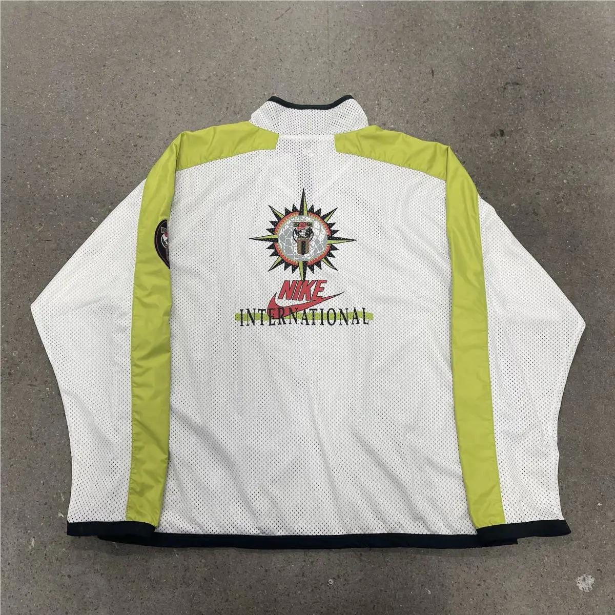 90s Nike International Jacket Vintage Track Windbreaker Sportswear Mens XL