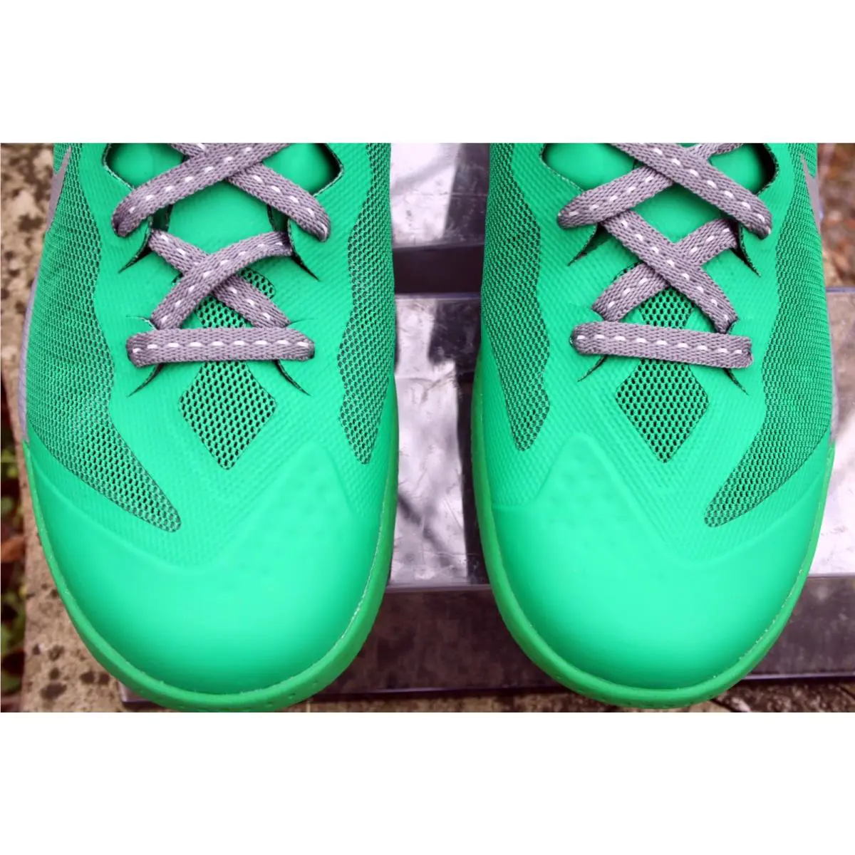 Nike shoes - Nike Zoom Hyperenforcer PE - Zoom Hyperenforcer - 487655-300 - Lucky green/metallic silver/cool grey (UPC: 883418006426) 1