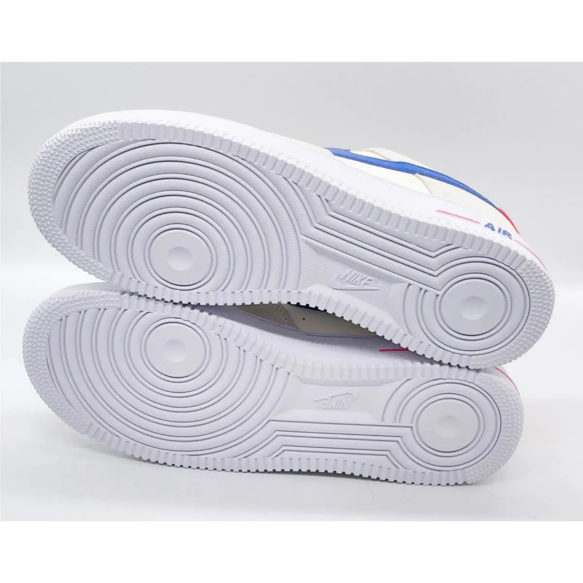 Nike shoes - Air Force 1 `07 LV8 - DM8314100 - Coconut Milk/White/Bright Crimson/Hyper Royal 7