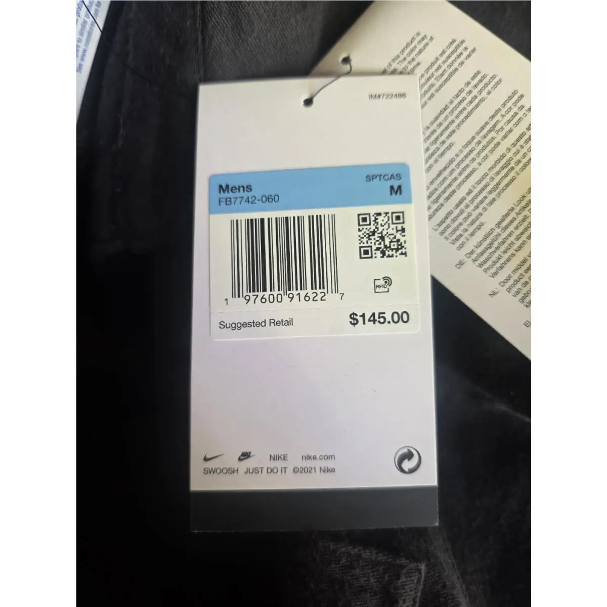 Nike clothing - Nike Elite - Elite - FB7742060 - Black (UPC: 197600964600) 9