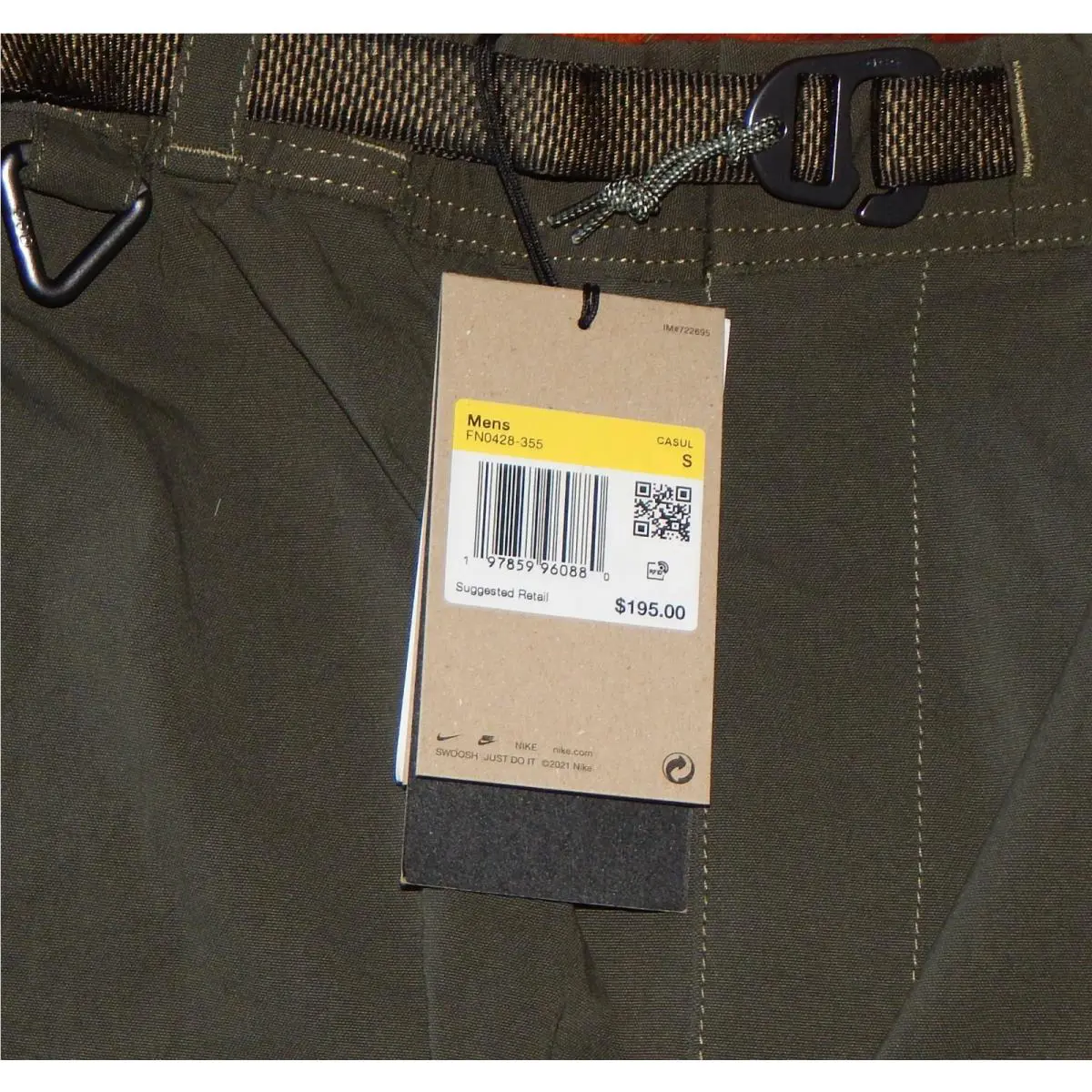 Nike clothing - Nike ACG Smith Summit Convertible - FN0428 355 - Sequoia, Olive (UPC: 197859960880) 1