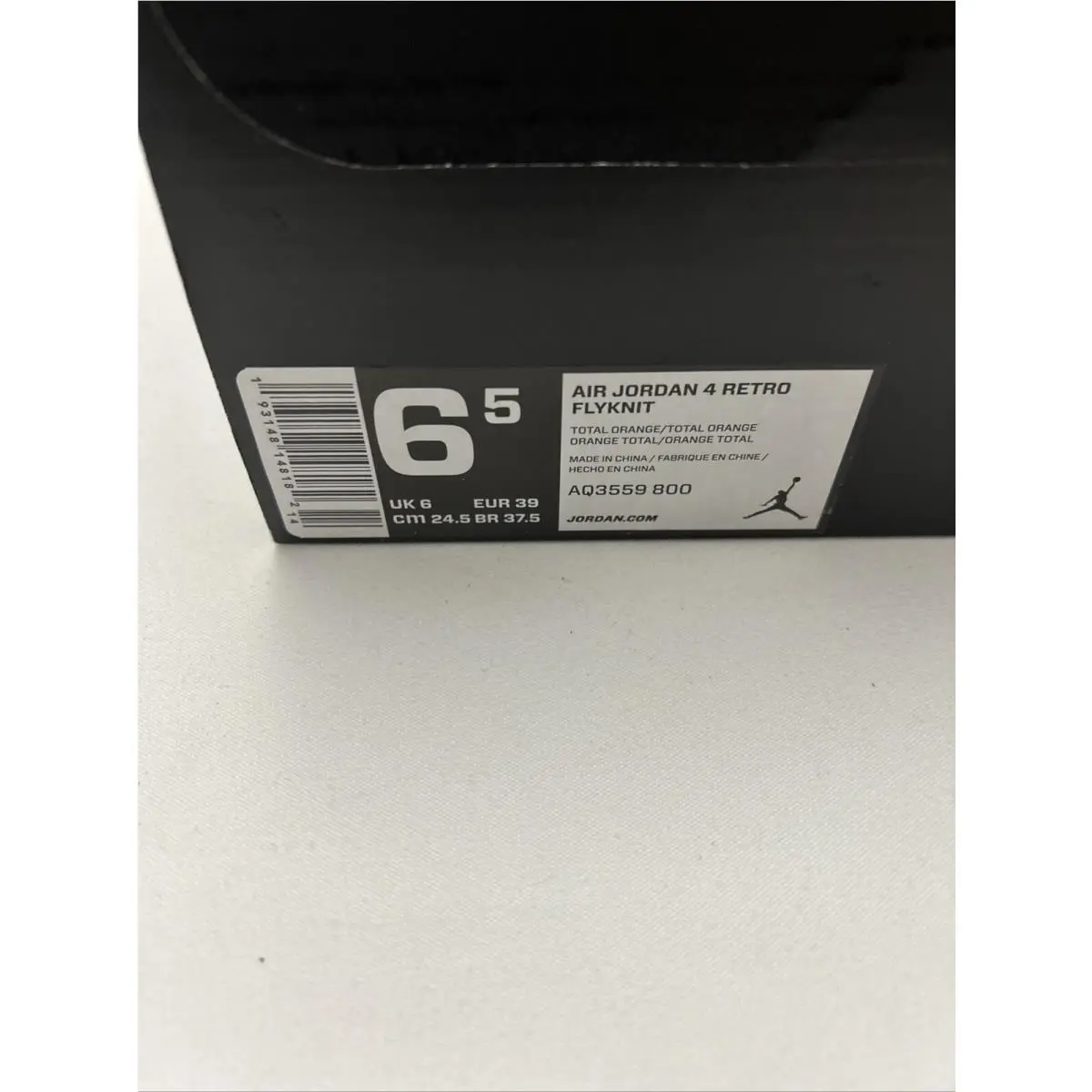 Nike shoes - Air Jordan 4 - Air - AQ3559-800 - Orange 4