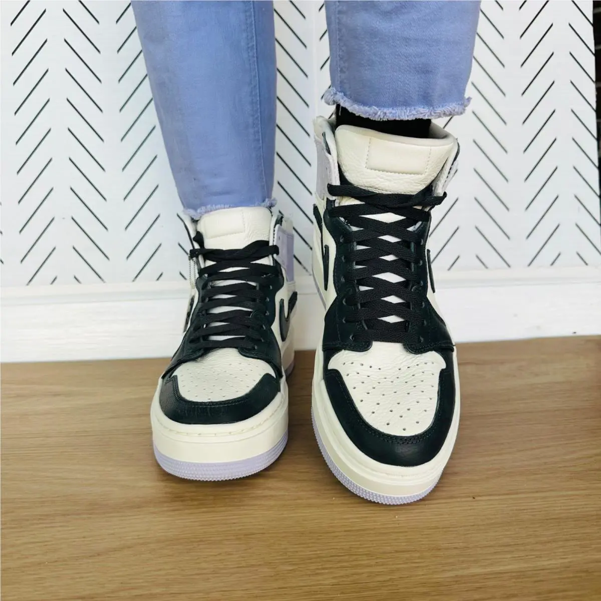Nike shoes - Air Jordan 1 - Air - DN3253-500 - White, Manufacturer: Titanium/Sail/Dark Smoke Grey (UPC: 196608046547) 4