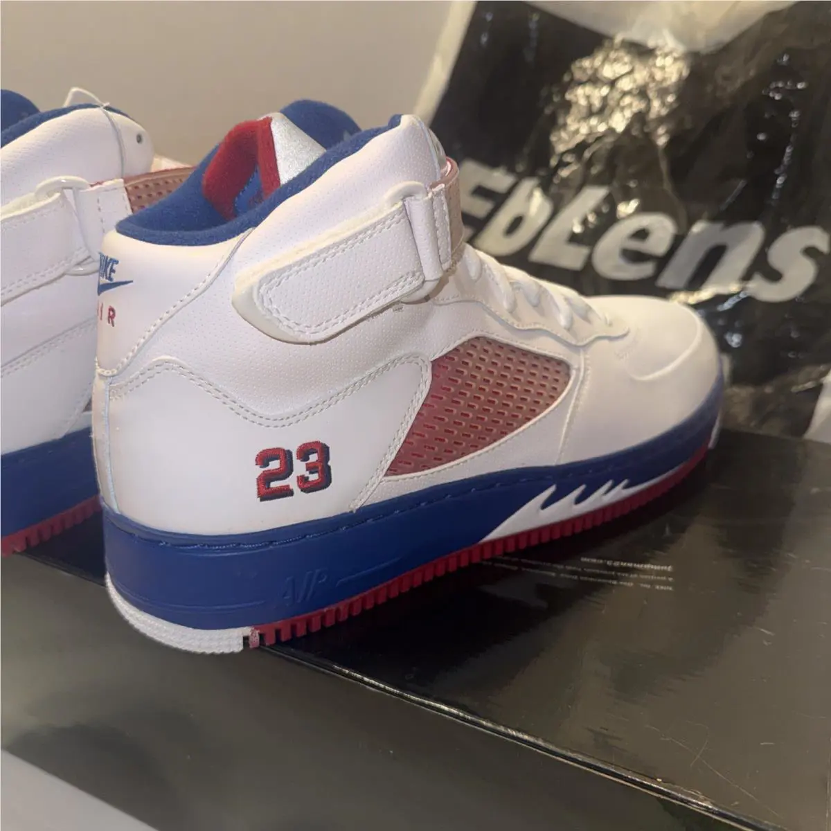 Nike shoes - Air Jordan 5 - Air - 318608162 - White, Manufacturer: Black/Blue Ribbon/New Blue/Varsity Red 8