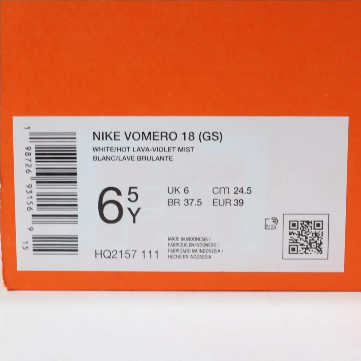 Nike shoes - Nike Vomero 18 - Vomero - HQ2157-600 - Purple 8