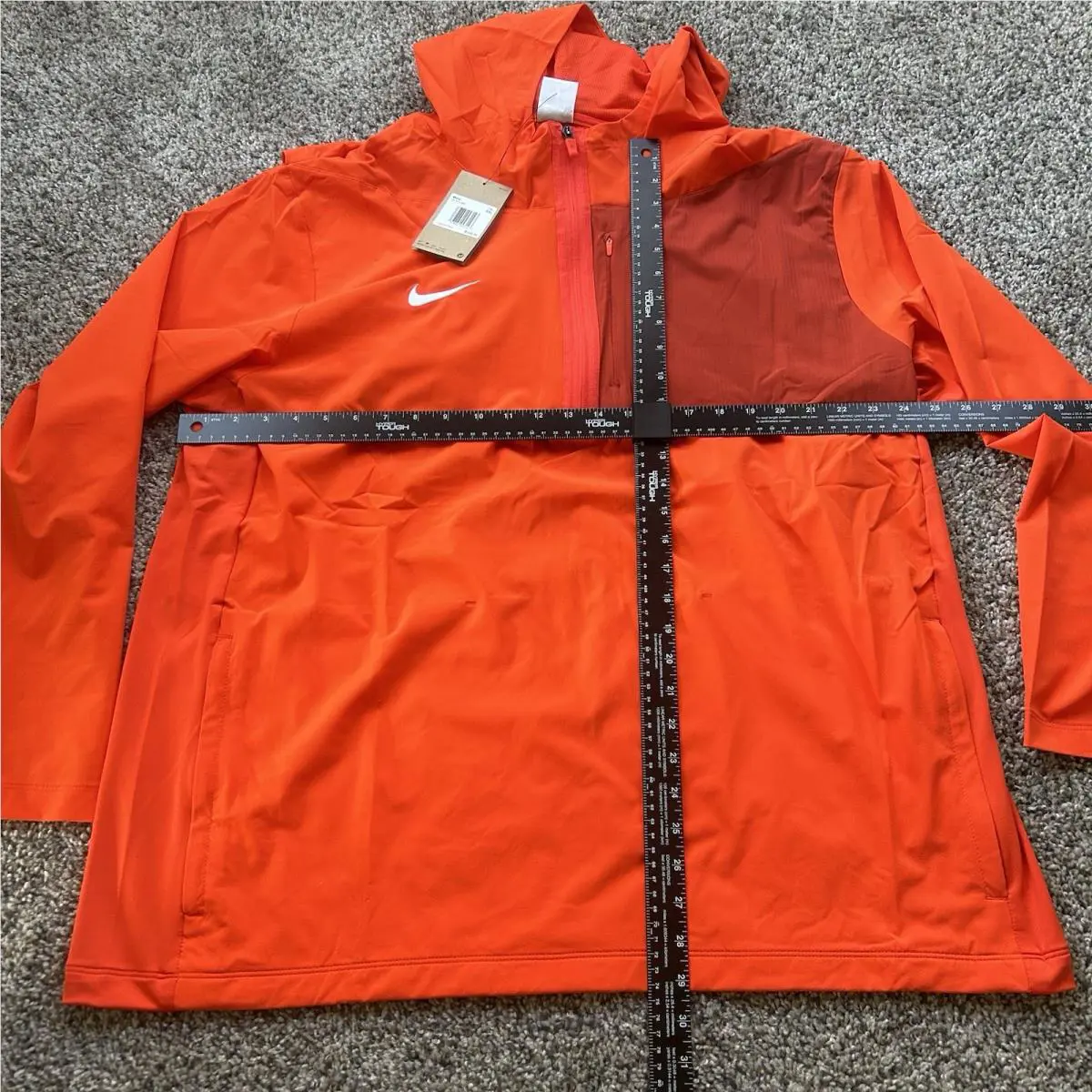 Nike clothing - Nike Men`s Dri-FIT Lightweight Player Jacket Pregame - HF7073 HF7073-820 - Orange (UPC: 197862043143) 3