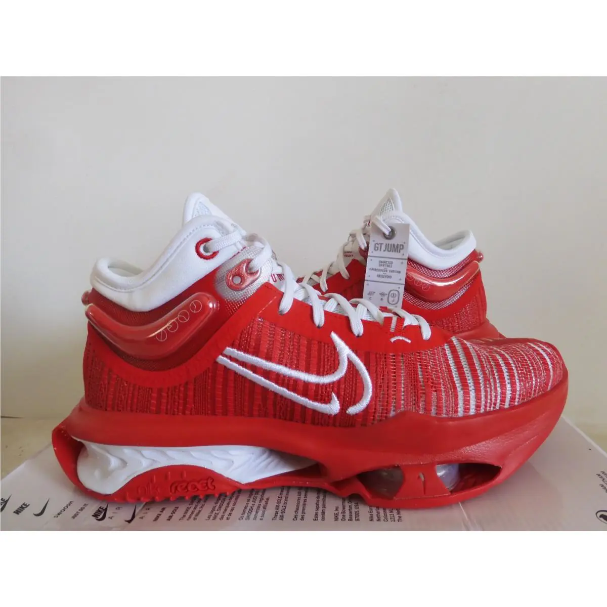 Nike shoes - Nike Air Zoom GT Jump - DX9189-600 - Red (UPC: 196154686037) 0