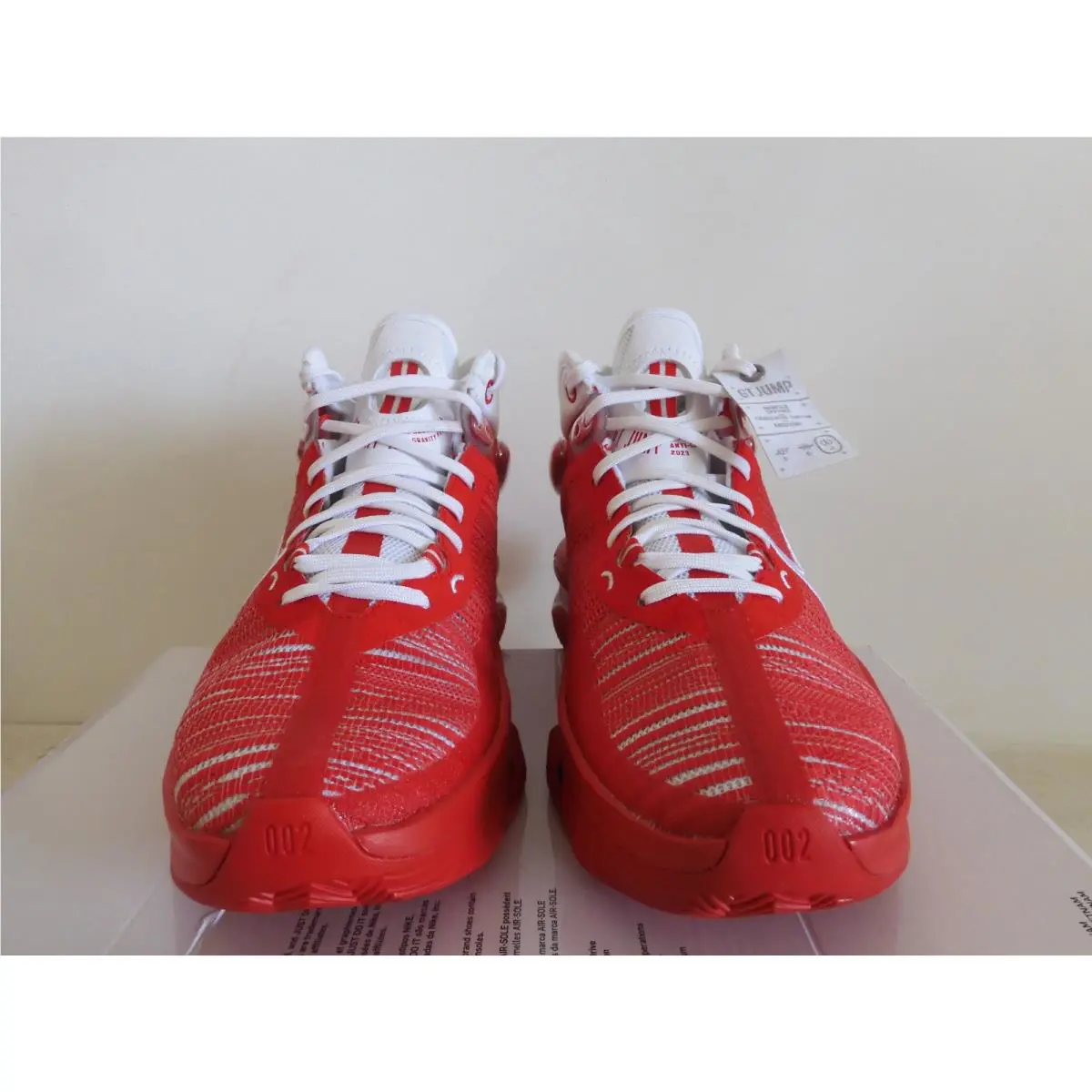 Nike shoes - Nike Air Zoom GT Jump - DX9189-600 - Red (UPC: 196154686037) 2