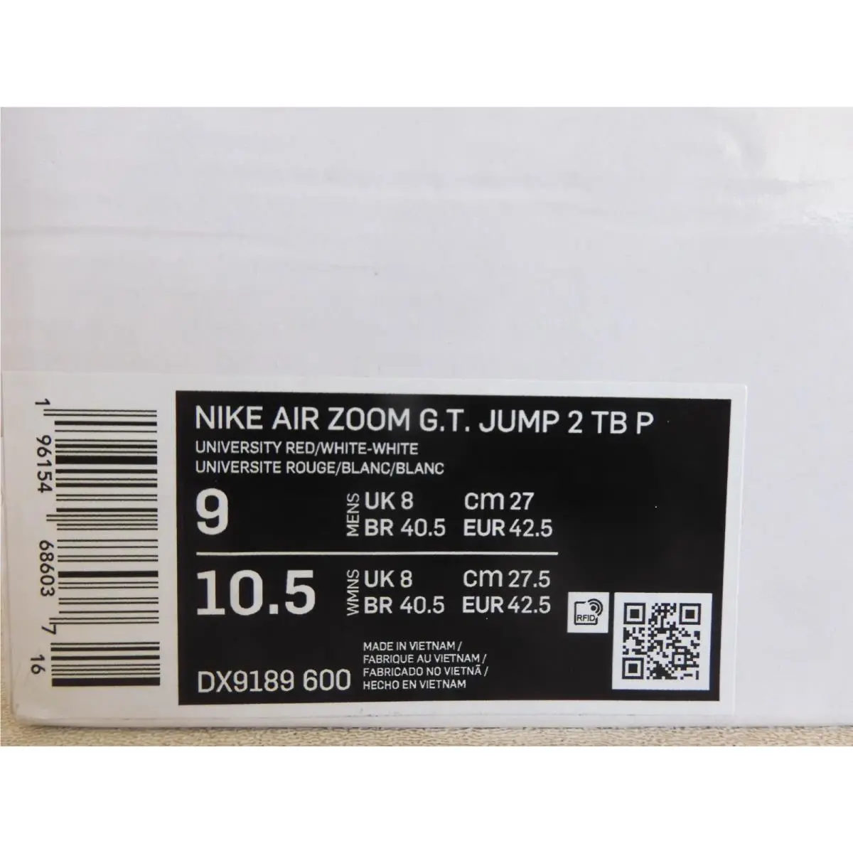 Nike shoes - Nike Air Zoom GT Jump - DX9189-600 - Red (UPC: 196154686037) 6