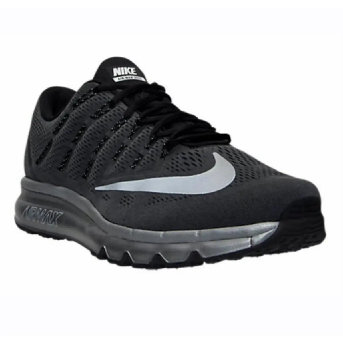 Nike Air Max 2016 Prm Womens US 8.5 Gray Silver Black White Shoes 810886-001