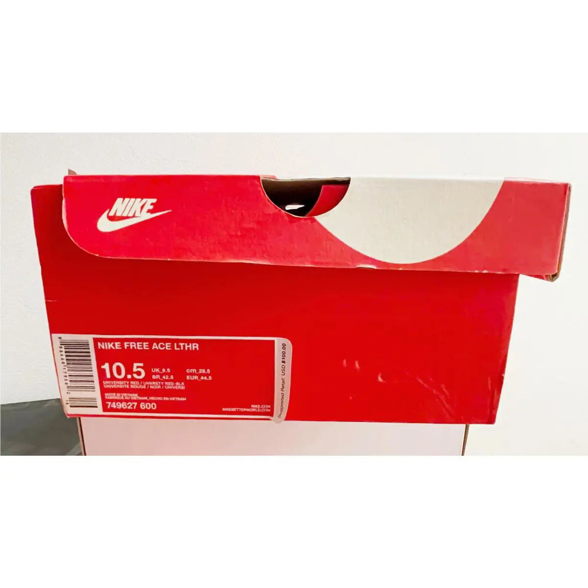 Nike shoes - Free Ace Leather - Free Ace Leather - 749627-600 - Red 9