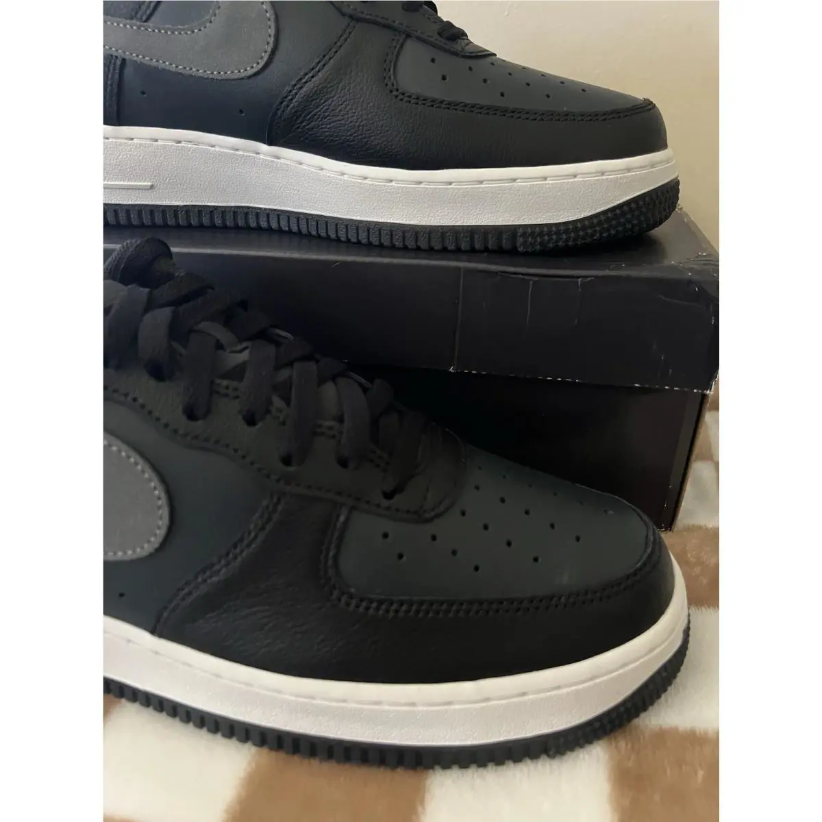 Nike shoes - Nike Air Force 1 `07 LV8 - FJ4170 004 - Black/Smoke Grey 2