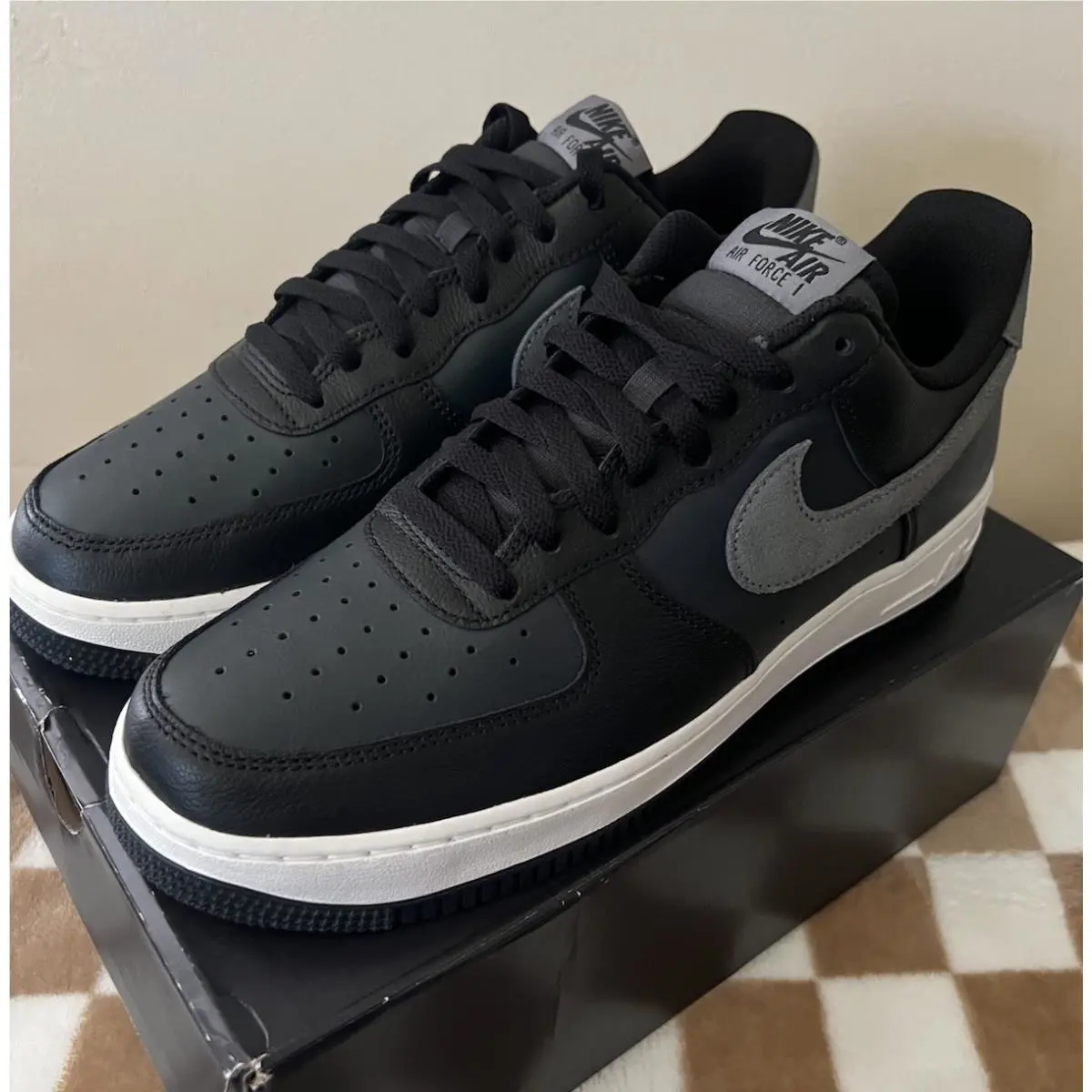 Nike shoes - Nike Air Force 1 `07 LV8 - FJ4170 004 - Black/Smoke Grey 8