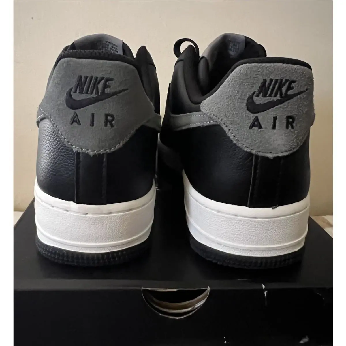 Nike shoes - Nike Air Force 1 `07 LV8 - FJ4170 004 - Black/Smoke Grey 10