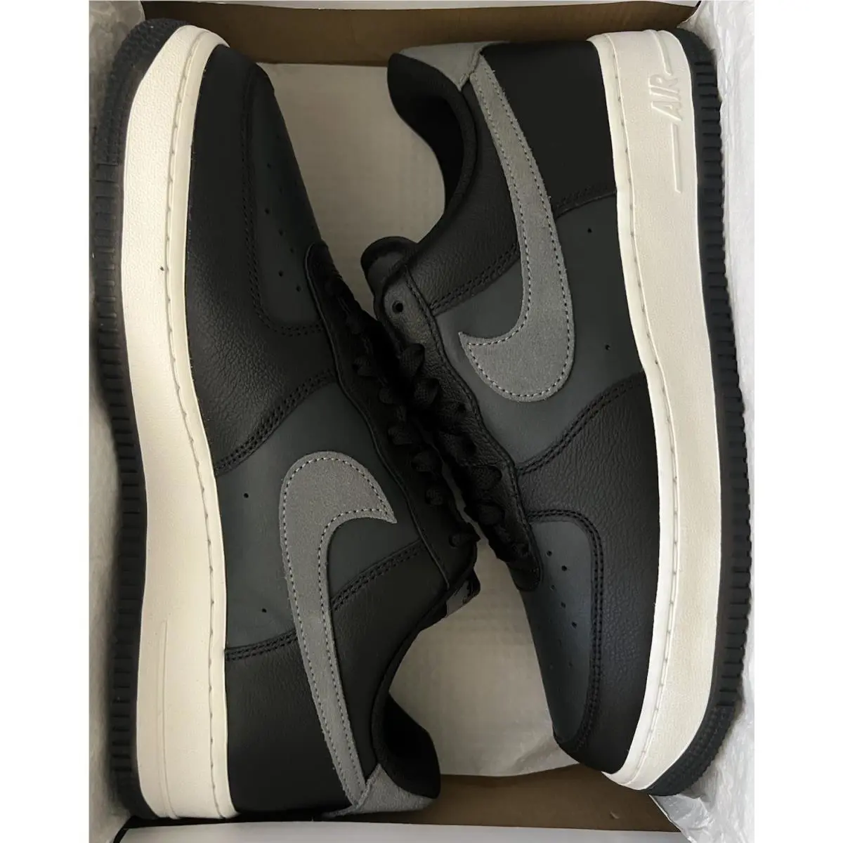 Nike shoes - Nike Air Force 1 `07 LV8 - FJ4170 004 - Black/Smoke Grey 13