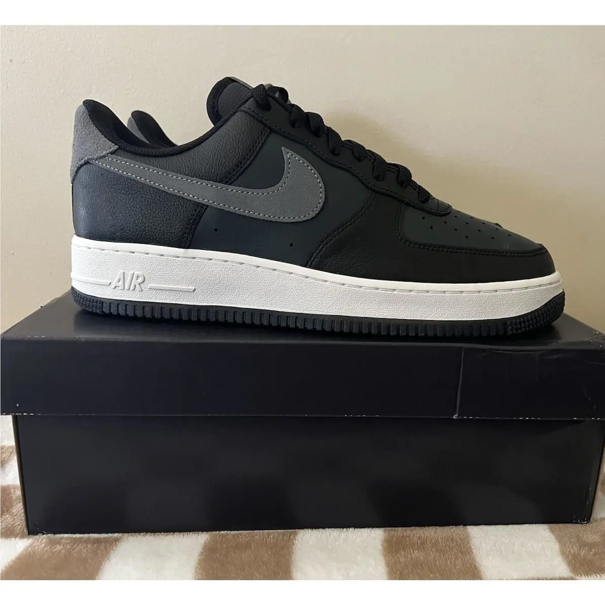 Nike shoes - Nike Air Force 1 `07 LV8 - FJ4170 004 - Black/Smoke Grey 0
