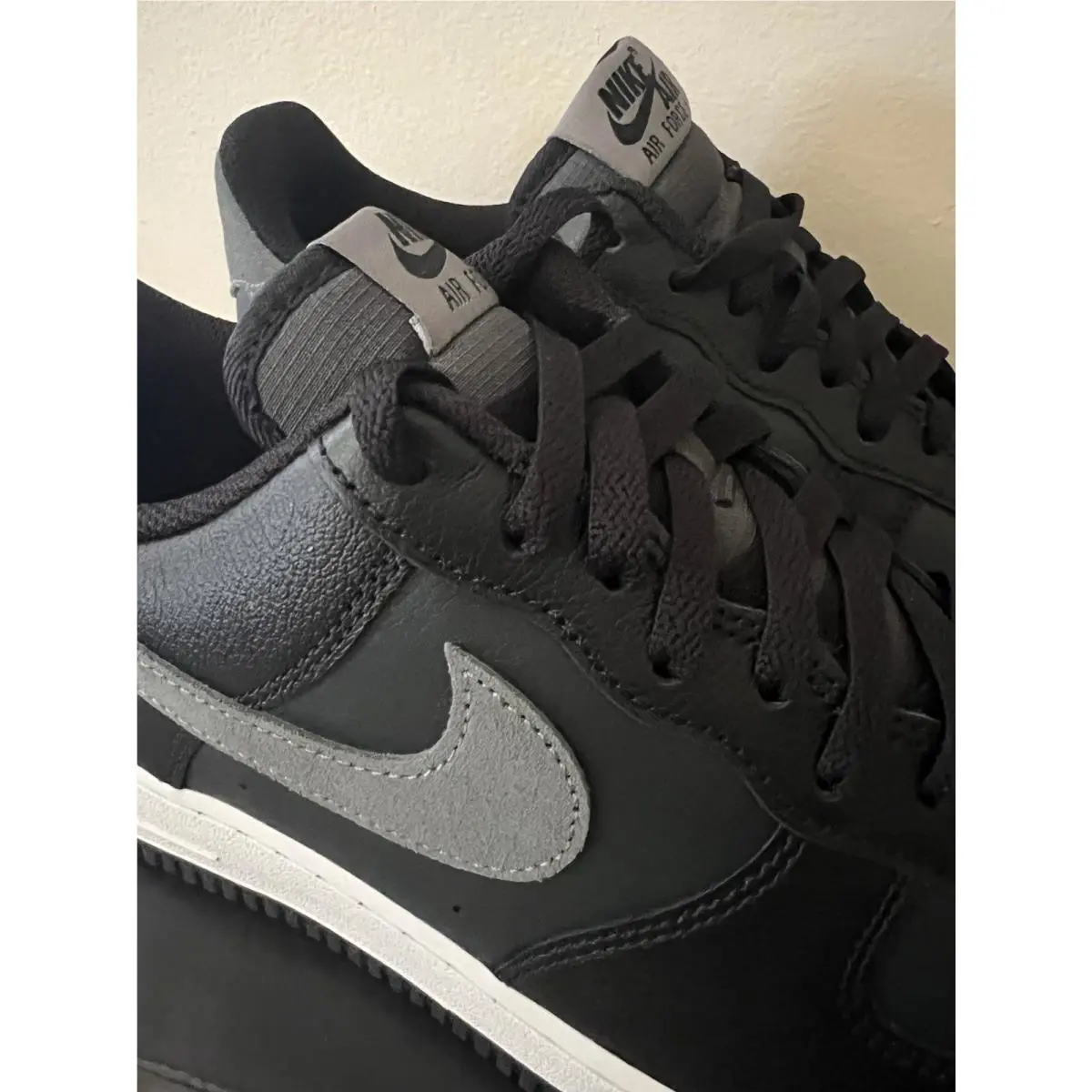 Nike shoes - Nike Air Force 1 `07 LV8 - FJ4170 004 - Black/Smoke Grey 5
