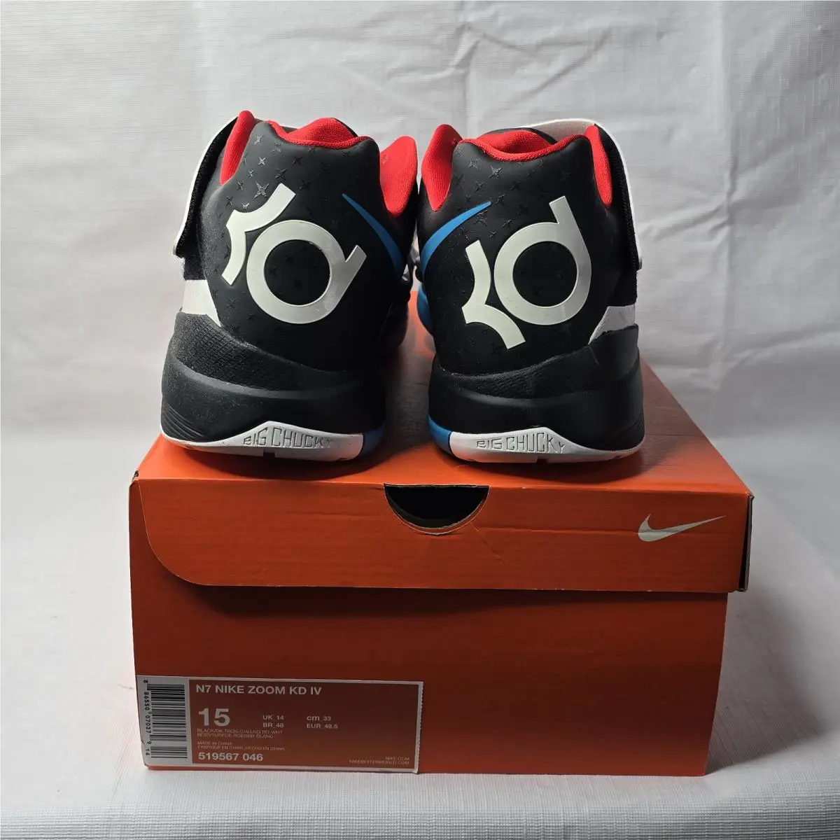 Nike shoes - Nike KD 4 - 519567-046 - Black 4