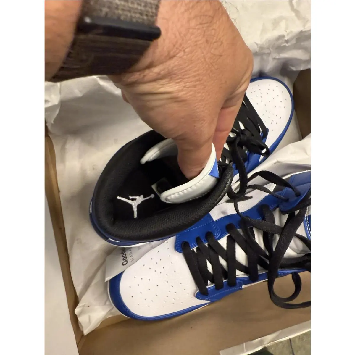 Nike shoes - Nike Air Jordan 1 - Air - AV5354-411 - Blue 3