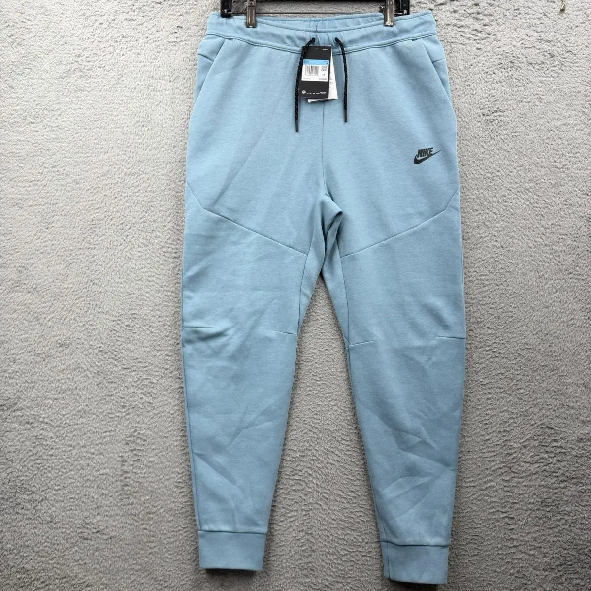 Men’s Size M Nike Sportswear Tech Fleece Washed Joggers Blue CZ9918-424