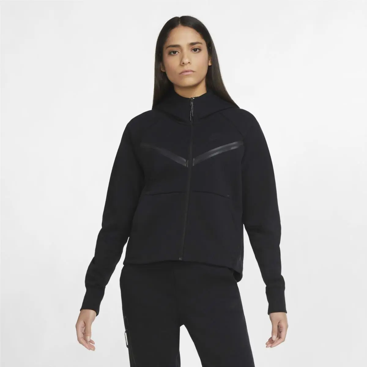 Nike Women`s Sportswear Tech Fleece Black Size XL