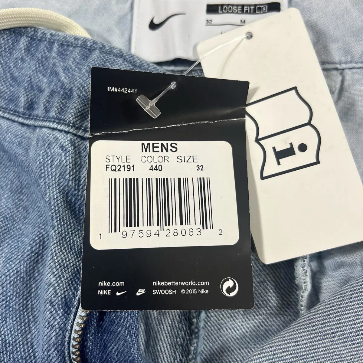Nike clothing - Loose Fit Straight Leg - Loose Fit Straight Leg - FQ2191 - Blue 11