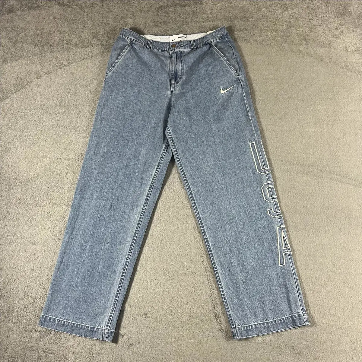Nike clothing - Loose Fit Straight Leg - Loose Fit Straight Leg - FQ2191 - Blue 0