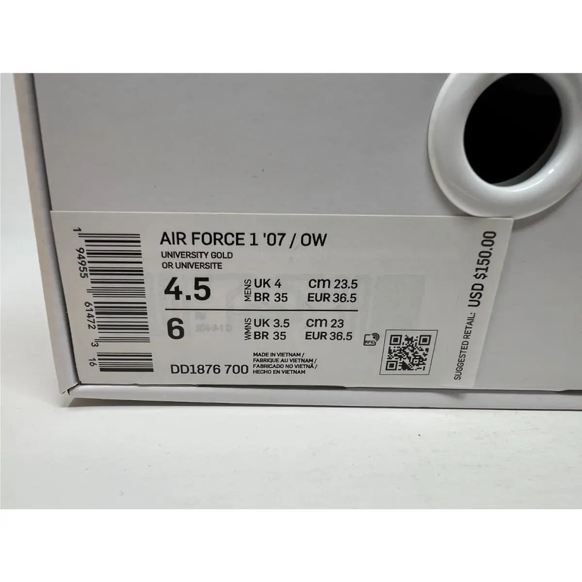 Nike shoes - Nike Air Force 1 - Air Force - DD1876-700 - Yellow (UPC: 0194955614723) 9