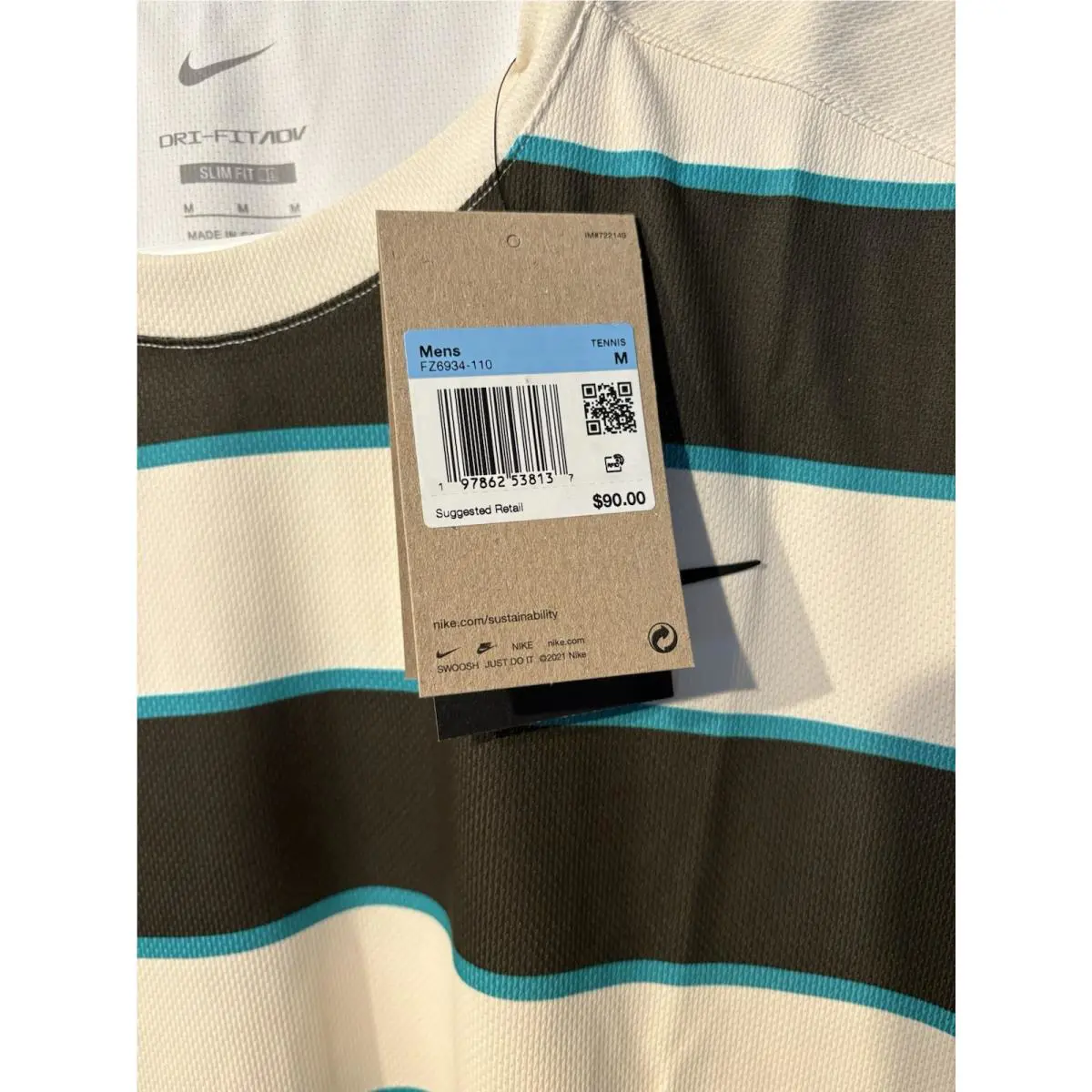 Nike clothing - Nike Dri-Fit - Ivory (UPC: 0197862538137) 1
