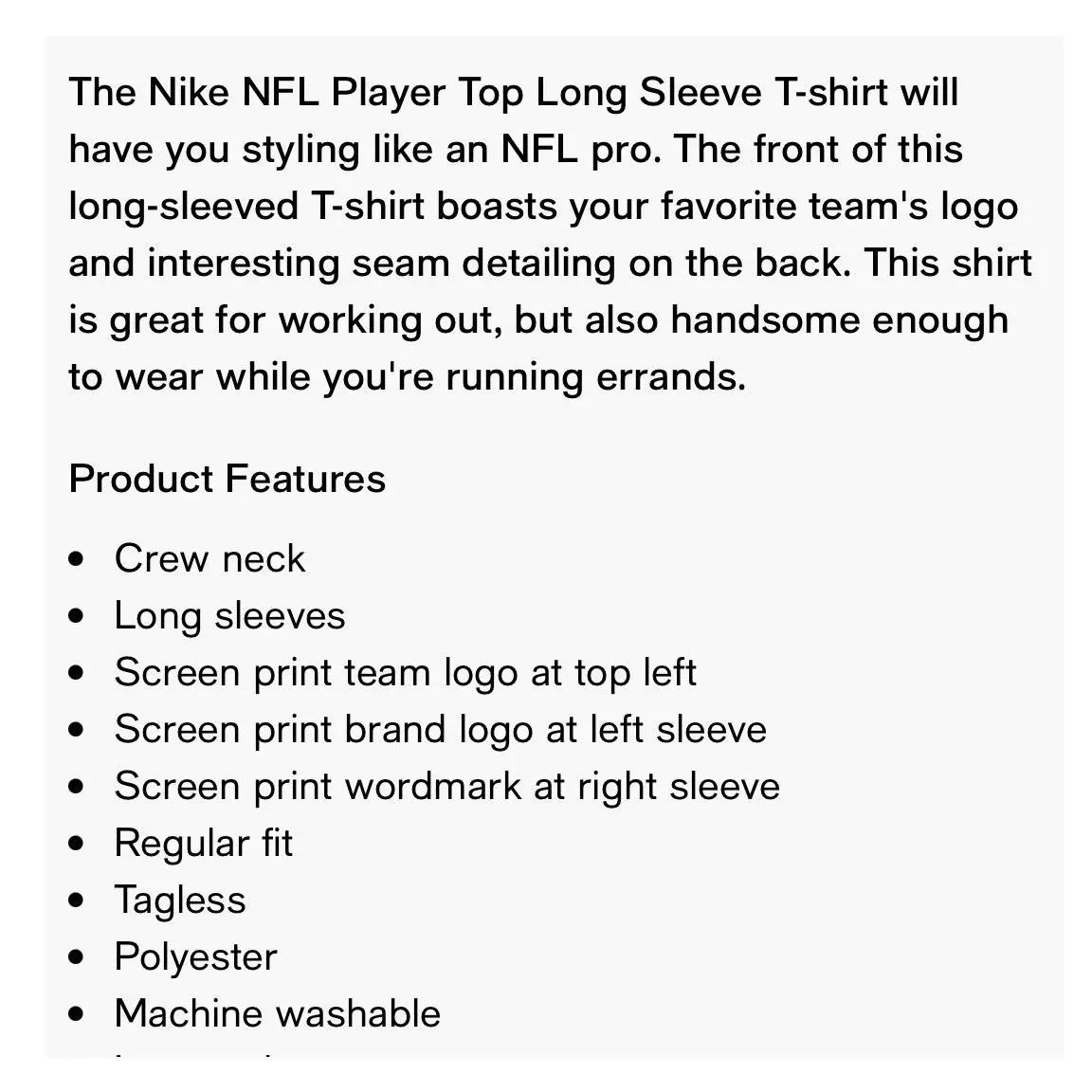 Nike clothing - Nike Dri-Fit - Gray 3