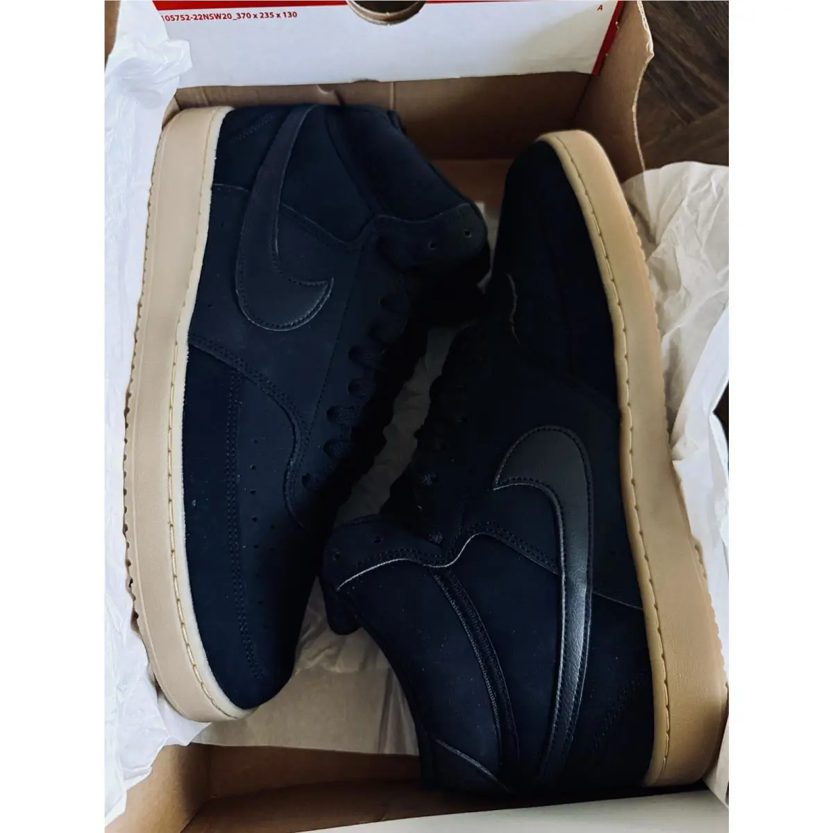 Nike shoes - Nike Court Vision Mid - Court Vision Mid - Black, Manufacturer: Black 10