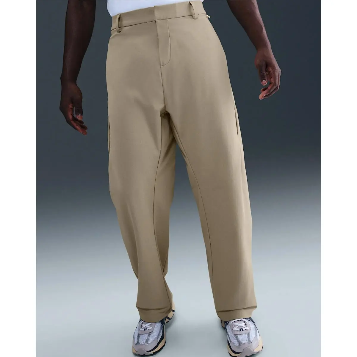Nike 24.7 Perfect Stretch Men`s 32x32 Dri-fit 5-Pocket Beige Pants