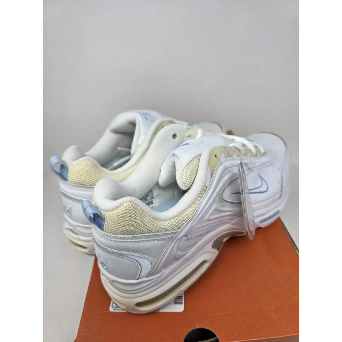 Nike shoes - Nike Air Max Health Walker - 308905-111 - White, Blue (UPC: 823229631660) 8