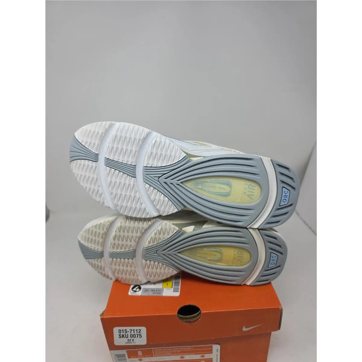 Nike shoes - Nike Air Max Health Walker - 308905-111 - White, Blue (UPC: 823229631660) 12