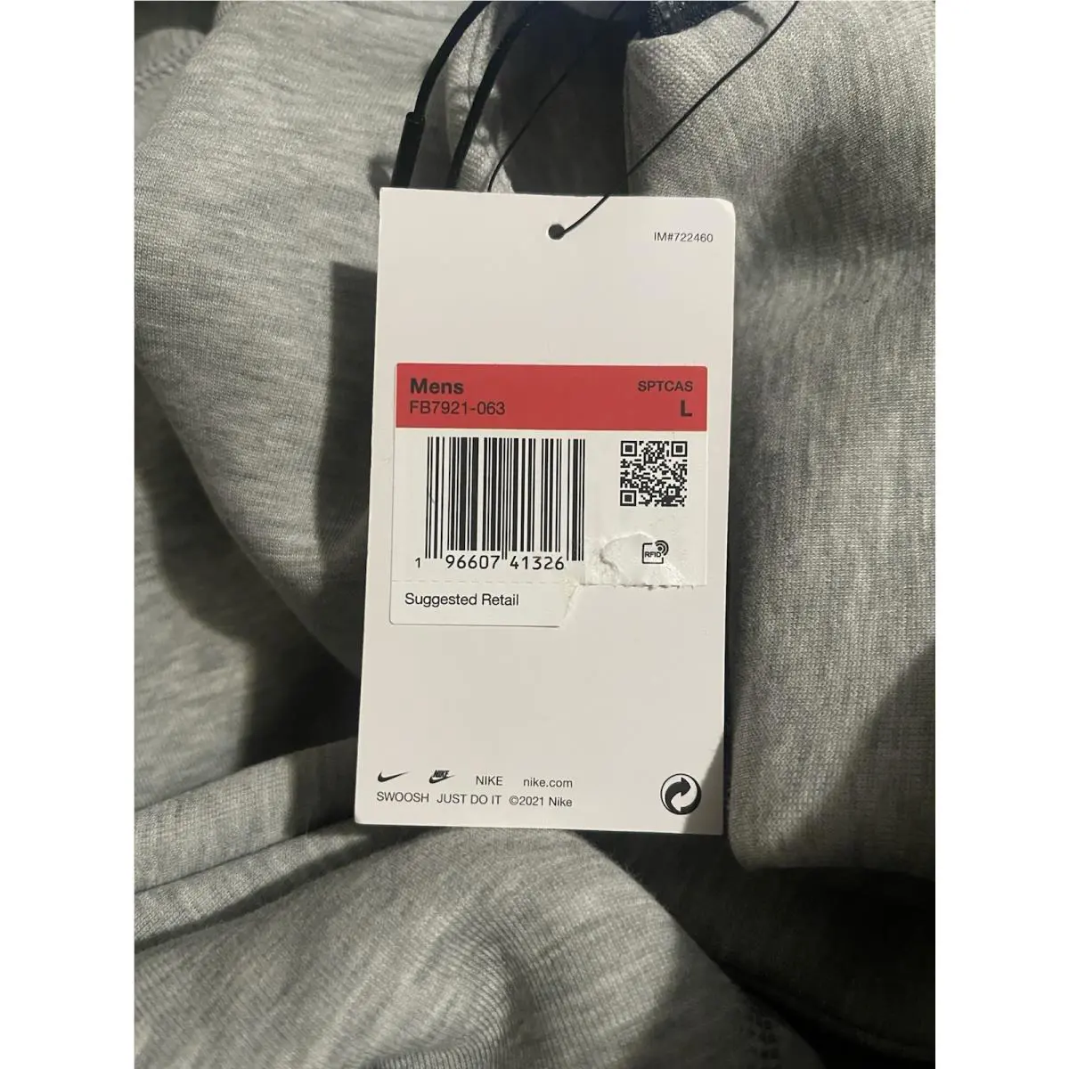Nike clothing - Gray (UPC: 0196607413265) 8
