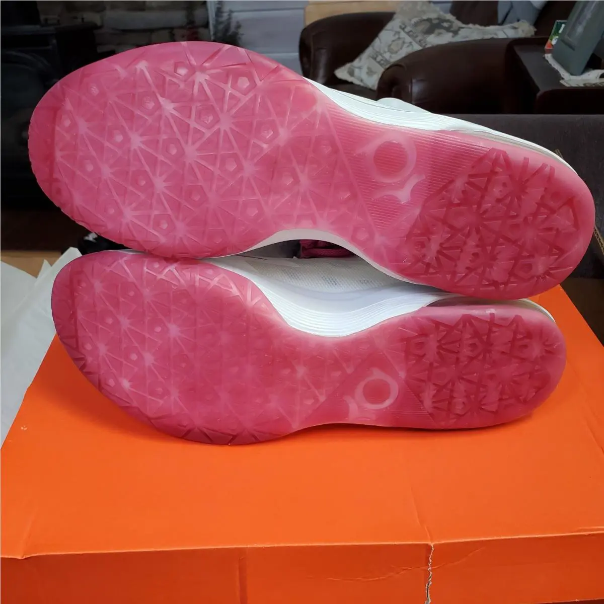 Nike shoes - Nike KD 5 - 598601 100 - Pink 4