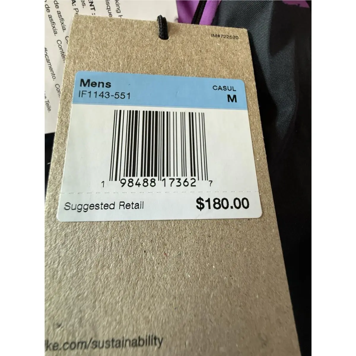 Nike clothing - Nike Dri-Fit - IF1143-551 - Purple (UPC: 198488173627) 1