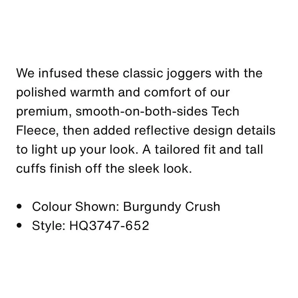 Nike clothing - Nike Tech Men`s Fleece Joggers - HQ3747652 - Burgundy Crush 2