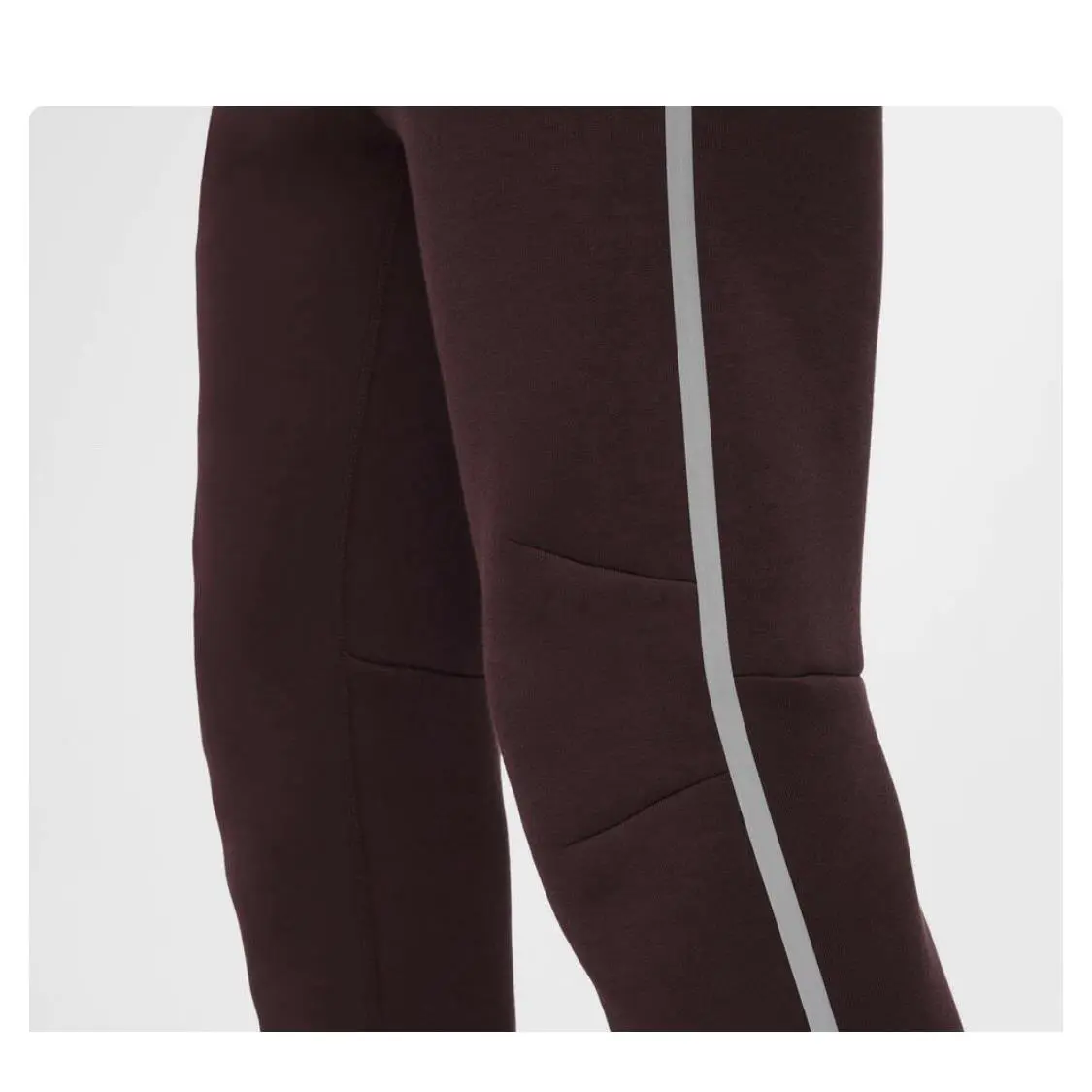 Nike clothing - Nike Tech Men`s Fleece Joggers - HQ3747652 - Burgundy Crush 4