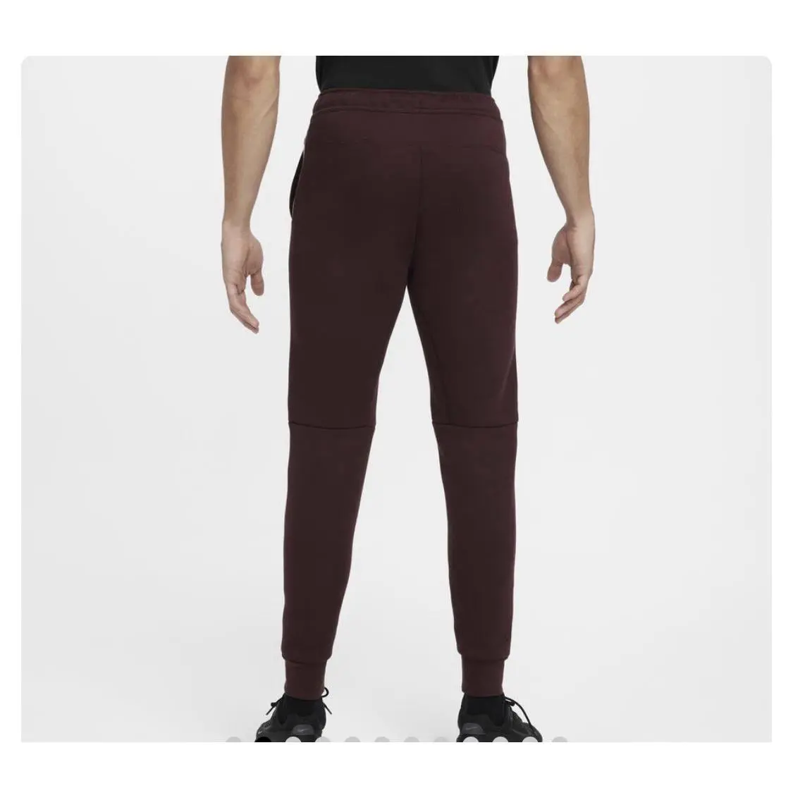 Nike clothing - Nike Tech Men`s Fleece Joggers - HQ3747652 - Burgundy Crush 7