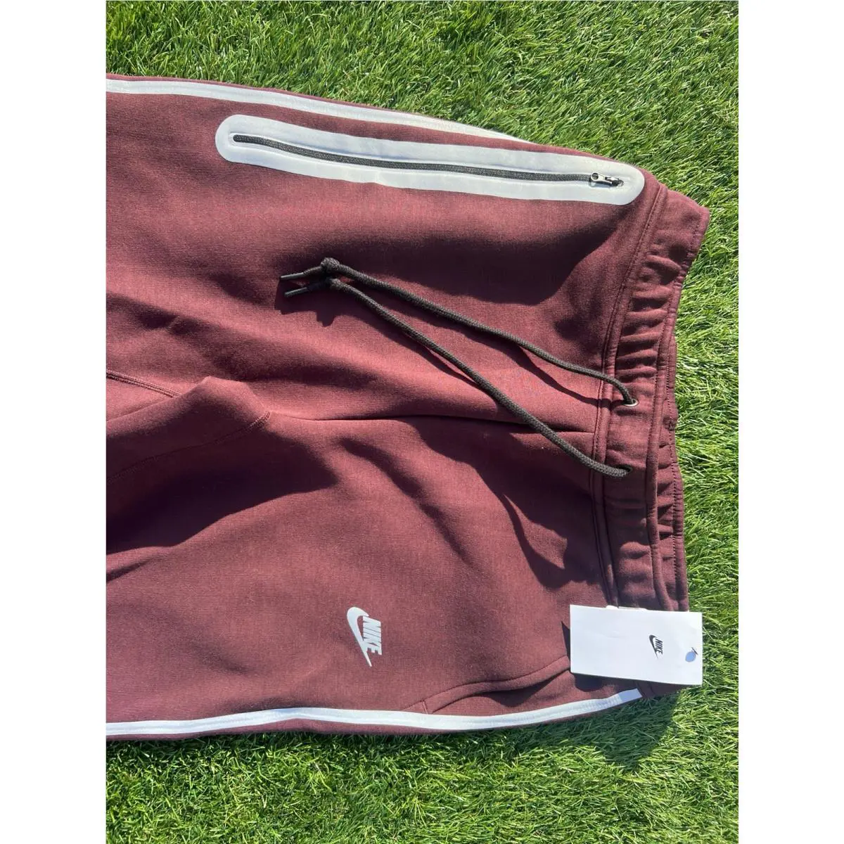 Nike clothing - Nike Tech Men`s Fleece Joggers - HQ3747652 - Burgundy Crush 10