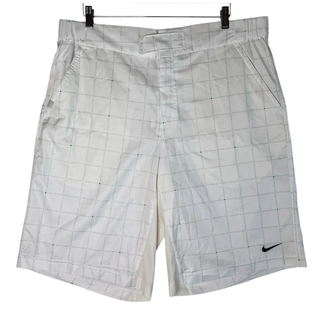2009 Nike Court Tennis Athletic Shorts Boardshort White 348309-102 Men`s Size XL