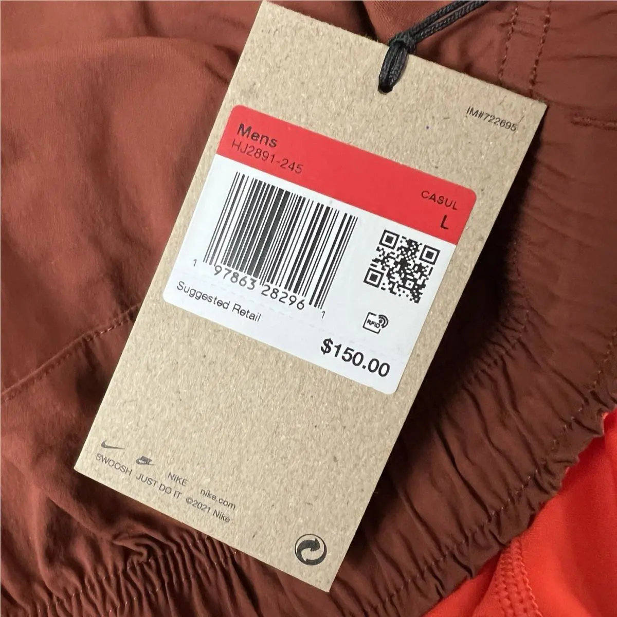 Nike clothing - Nike ACG Iguana - ACG Iguana - HJ2891245 - Desert Orange (UPC: 0197863199054) 9