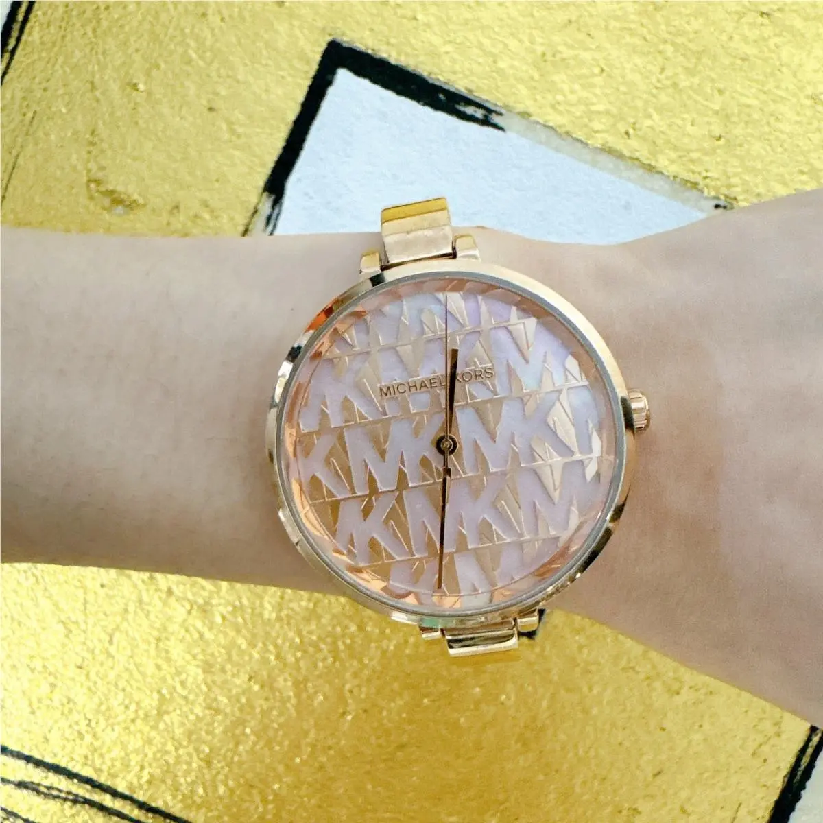 mk4679 Naia Rose Gold-tone Logo Ladies Watch by Michael Kors